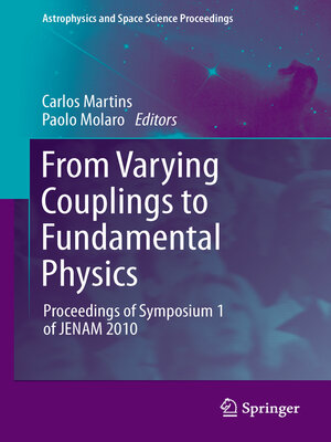 cover image of From Varying Couplings to Fundamental Physics